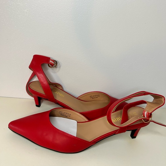 NEW Red Low heel - Size 9.5 - Picture 3 of 5